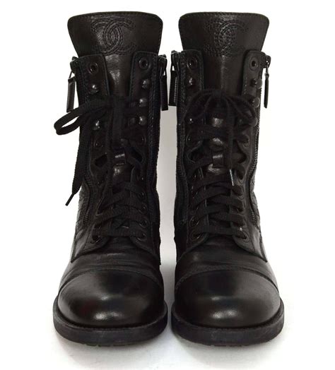 chanel black women& 39|chanel black boots.